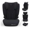 Kinderkraft I-SPARK 2 PLUS - Seggiolino auto i-Size 100-150 cm, rialzo 2 in 1, 3,5-12 anni, H-GUARD e SPS, poggiatesta regolabile in 10 posizioni, nero