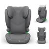 Kinderkraft Seggiolino Kinderkraft JUNIOR FIX 2 PLUS, poggiatesta regolabile, H-GUARD, SPS, montaggio ISOFIX e con cinture di sicurezza, rivestimento traspirante AIR FLOW, grigio
