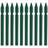 MED BUILDING SOLUTIONS MED - 10 PZ Palo Paletto in ferro a T 30x30x3 mm Plastificato Verde per Rete Recinzione Metallica - Altezza 150CM - Robusto, Anticorrosione - TUTTE LE MISURE - MADE IN ITALY (10 PZ H. 150 CM)