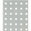 Alberts GAH-ALBERTS, 467197 Lamiera Forata, Alluminio, 250 x 500 x 0,8 mm