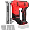 Roadtime Chiodatrice a batteria, compatibile con Milwaukee M 18V batteria (senza batteria), pinzatrice elettrica senza spazzole con 500 chiodi e 500 punte, pistola per unghie senza fili a 2 modalità per lavori