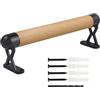 WWFFEN 0,27 m di corrimano in legno per scale interne, ringhiera antiscivolo per scale di sicurezza, kit completo di supporto in pino professionale, corrimano per scale senza barriere, comodo per gli anziani