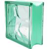erfe Vetromattone Linea Metal Glass | Dimensione: cm 19x19x8 | Unità di vendita: una scatola da 6 pezzi (Verde)