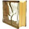 erfe Vetromattone Linea Metal Glass | Dimensione: cm 19x19x8 | Unità di vendita: una scatola da 6 pezzi (Oro)