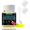 LOHOKPP 30g Colorante Tracciante Intenso, Tracciante Perdite Acqua, Fluoresceina Tracciante, in Pvc, Coperture, Condizionatori, Piscine, Utilizzato per Il Rilevamento Delle Perdite Nelle Condutture