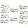 FP INOX Gancio per cinghie con tenditore 6 mm in nylon (Set di 10)
