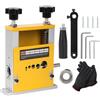 Qivine Spelacavi Manuale, Spellacavi Elettrici con 6 Foro per Cavi da 3-17 mm, Pinza Spelafili Elettricista Alimentata a Manovella o Trapano, per Cablaggio, Riciclaggio e Smantellamento