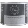 FLEUR DESIGNER'S PAINT | Cera Ideale per Protezione Mobili e Pareti, Consistenza Morbida, Fleur Cera di Finitura all'Acqua, Colore Trasparente Ambrato, Made in Italy, Formato 500 ml