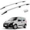 TURTLE Compatibile con Barre portatutto Crown Fiat Fiorino 20082024 | Grigio