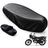 ARYIMYDP Coprisella Moto Universale, Copriscooter Impermeabile, Rivestimento Sella in Pelle PU con Fascia Elastica, Accessorio Moto Antigraffio, Protezione Pioggia Sole Polvere, Taglia L