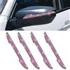 MINGZAIQIPEI Protezione antigraffio per maniglia della portiera dell'auto, universale, per tutte le auto, SUV, specchietti retrovisori laterali, protezione per bordo della portiera dell'auto, 4 pezzi (rosa)