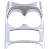 Wjwftcmk Accessori Rifiniture Interne Auto Per Nissan Per Qashqai Per J11 2014-2020 Pannello Della Console Centrale Dell'auto Scatola Del Cambio Adesivo Per Telaio Porta Bicchiere D'acqua(A Matte-Silver)