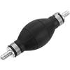 QUARKZMAN 8mm (5/16) Pompa Primer Carburante Gomma, Tubo di Trasferimento a Vuoto con Bulbo di Sifone Manuale, Primer Carburante Monodirezionale per Benzina, Diesel Marino, Barca, Argento