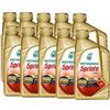 Petronas Kit 10 Olio Petronas Sprinta t900 100% Synth Olio Miscela 2 Tempi 10 Litri Per Vespa