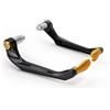 HJDGHU Paraleve Moto Fit Use for KAWASAKI Ninja 250 300 400 650 1000 ZX-6R ZX-10R Moto Manubrio Manopole Guard Freno Frizione Leve Protector(Gold)