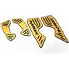 LINZDSIAM Per Yamaha NMAX 155 Nmax155 2020-2024 2023 2022 2021 N-MAX155 Nmax Pedana Piastra Antiscivolo Pedali Accessori Moto