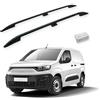 TURTLE Compatibile con Fiat Doblo (K9) 20232024 / Barre portatutto Crown Versione Corta | Nero