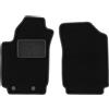 Wielganizator Tappetini auto in velluto su misura, compatibili con Fiat Stilo Hatchback, station wagon 2000-2008 - Velluto - Accessori Auto - Pratico Zerbino Auto - 2 pezzi - Nero