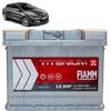 Generico Batteria 60Ah N compatibile con Renault Megane iii combi van 2009-2015