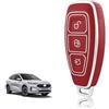 TOOMUME Cover Chiave TPU, Custodia Chiave Adatto per Ford Kuga Puma Fiesta Focus Ecosport Mondeo Galaxy Edge Grand C-Max B-Max Mk2 Mk3 Mk4, Copri Chiavi Guscio Chiave Auto Telecomando - Smart Key