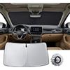 LUWU [Aggiornato] Parasole Auto Compatibile con VW T-ROC T ROC 2025 2026 Parasole Parabrezza Interno Pieghevole Protezione UV e Calore Accessori T-ROC