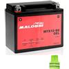 CLICK & GO COMPATIBILE CON PIAGGIO Vespa GTS Super Sport 300 per anno 2010 al 2016 BATTERIA YTX12-BS MALOSSI MTX12-BS GEL FORNITA CARICA E PRONTA ALL'USO BATTERIE ATTIVE 10 AMPERE 12 VOLT 150X87X130MM