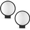 Biqing Specchio convesso stradale e garage, diametro 148 mm per ampio campo visivo, riduzione punti ciechi, mirror per sicurezza 2PCS