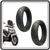 GSC RICAMBI SRL KIT COPPIA DUE GOMMA GOMME COPERTONE COPERTONI PNEUMATICI COPERTURE GOMME MISURA 110/70-16 - 140/70-16 COMPATIBILI CON PIAGGIO BEVERLY 250 MODELLO 2005