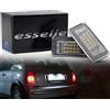 Esselle Parts Placchette Luci Targa LED Compatibili con Mini One Cooper R50 18 SMD CANBUS 6000K Bianco Ghiaccio Plug & Play Nessun Errore
