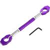 X AUTOHAUX Universale 1 Set 22mm Lega di Alluminio Moto Balance Bar | manubrio traversa, viola, accessori per leva di rinforzo moto
