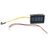 Kuuleyn Orologio elettronico per auto, YB27T LED Orologio elettronico digitale luminoso Orologio per orologio Decorazione accessorio(Blu)