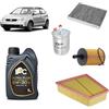 OP Kit tagliando 4 filtri + 4L olio IPC 5W30 X per Volkswagen Polo 9N 1.4 TDI
