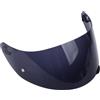 Ausla Sostituzione Visiera Casco, Visiera Facciale in PC Oscurata Deep Smoke per Caschi K1 K1 S K3SV K5 K5S, Protezione Occhi Antiurto Antigraffio