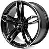 GMP Dea 1 Cerchio in lega 8X18 ET43 5/112 C.B. 66,6 Black Diamond