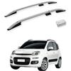 TURTLE Compatibile con Barre portatutto Crown Fiat Panda (319) 20122024 | Grigio