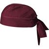 MISEMIYA Unisex - Adulto Gorro Chef Bandana 926 Cappello da Cuoco Bandana Not Applicable, Granato, Pack 1 PCS