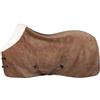 Imperial Riding Coperta in pile IRH Ambient Galaxy, coperta in pile per cavalli, con colletto in pelliccia sintetica, gestione dell'umidità e cinghie incrociate, cappuccino 135
