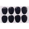 Alnicov 8 toppe per bocchino per sax alto/tenore, 0,8 mm, cuscini neri