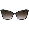 Calvin Klein Women's Sunglasses CK25504S - Black with Gradient Wine Lens