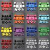 rtwetof Set completo di pulsanti per joystick PS4 Pro Dpad R1 L1 R2 L2 Tasti di direzione ABXY Pulsanti JDS 040 JDS-040 per Sony Playstion 4 Pro Controller (rosso)