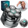 kensen 6D Rasoio Testa Calva 160 Minuti di Autonomia Impermeabile USB-C | Rasoio Elettrico Testa Calva Uomo Cordless Tagliacapelli uomo con Testina di Taglio Magnetica & Porta di Carica