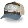 Von Dutch Cappellino da uomo e da donna regolabile, berretto Trucker SUBLI, Blu/Beige/Bianco/Nero, Taglia unica
