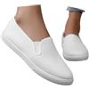 Generico Mocassini Estivi Donna,Mocassini da Donna in Rete Slip-On Scarpe Basse Alla Morbide e Comode Passeggio Moda Casual Flessibili Leggere per Usi Quotidiani,Bianco,41