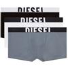 Diesel Damien-3 Boxer-Shorts - Logo, Rosso/Nero, L