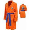 AII Lover Anime Accappatoio Anime Pigiama Uomo Cosplay Costume Peluche con Cappuccio con Cinture di Adulti, Arancione, L