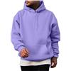 Generico Felpa Uomo con Cappuccio Invernale in Pile Fleece Hoodie Maglioni Felpe da Lavoro con Coulisse Tuta Pile Uomo Tinta Unita Basic Casual Style Pullover Manica Lunga, Taglie S - 3XL