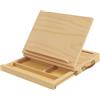 Cavalletto per Pittura da Tavolo Pieghevole 33,5x26x26 cm in Legno Naturale