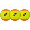 Set 3 Palline per Beach Tennis Bicolore Giallo/Arancio