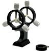 ComfyHarbor Supporto astronomico per telescopio stellare, staffa ad anello guida a 3 punti, per base a coda di rondine in lega di alluminio CNC, ampia apertura, compatibile, con foro filettato