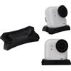 Hesupy Supporto da tavolo per Insta360 GO Ultra, staffa per fotocamera tascabile, base antiscivolo, supporto fisso, supporto multi-angolo per riprese da tavolo, stabilizzatore per montaggio verticale (nero)
